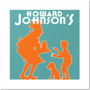 Howard Johnson's Chef, Boy, and Dog Posters and Art